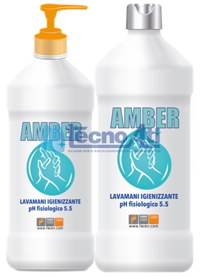 AMBER IGIENIZZANTE PER LE MANI A PH FISIOLOGICO 5.5 500ML