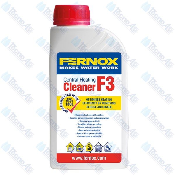 F3 PULITORE DETERGENTE UNIVERSALE 0,5LT PER IMPIANTI 130LT O 16 RADIAT.