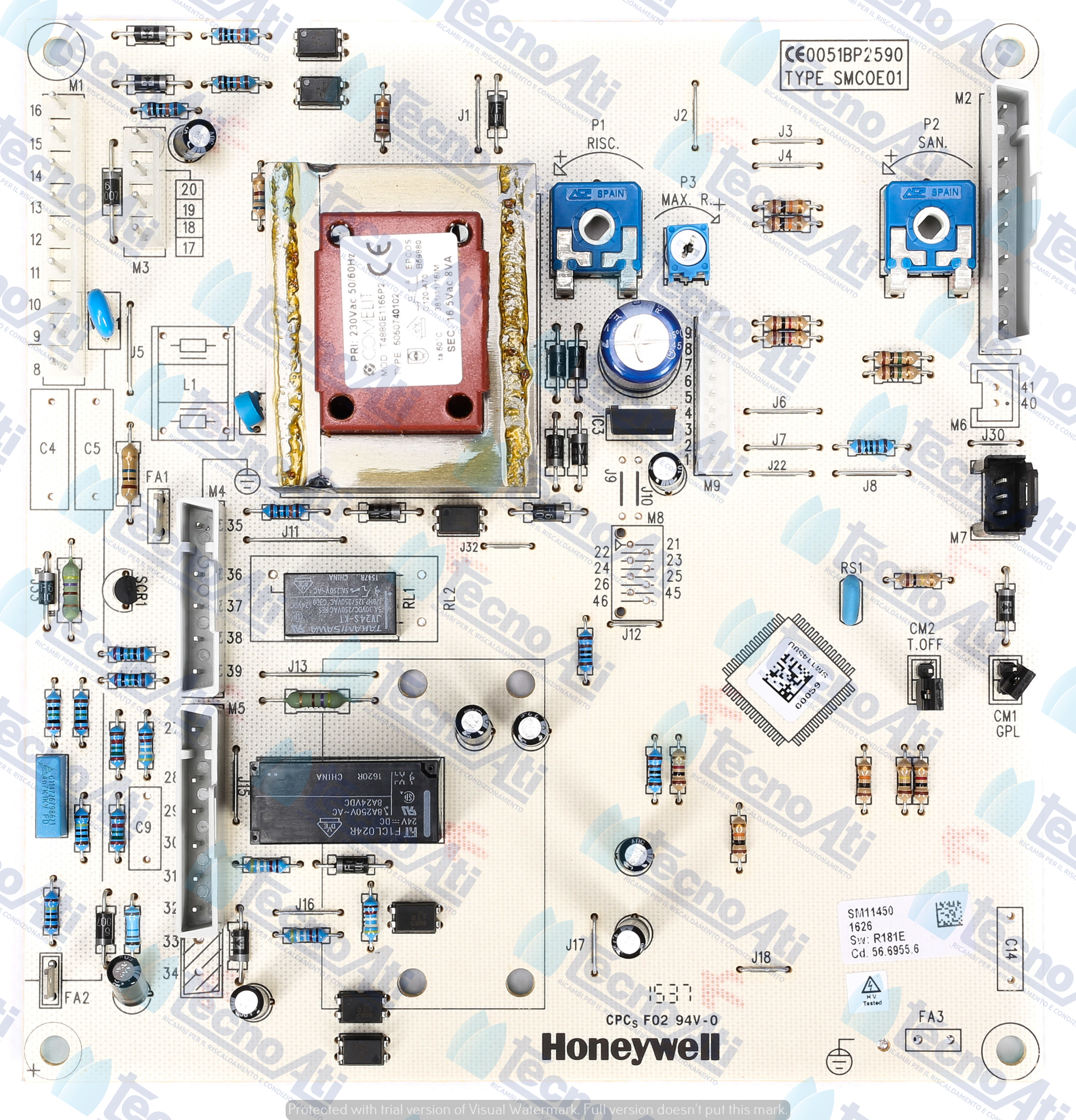 SCHEDA ECO HONEYWELL PCB