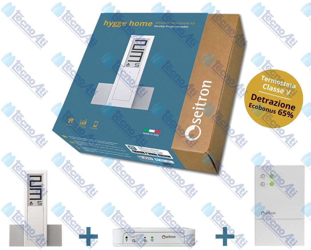 KIT HYGGE HOME CRONOTERMOSTATO WI/FI SETTIMANALE IN CLASSE V