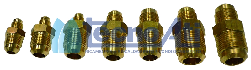 RACCORDO DIRITTO IN OTTONE 3/8 -5/8 COD.11344