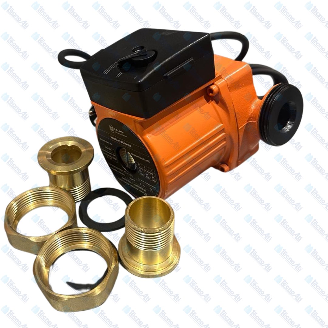 CIRCOLATORE 25-60 INTERASSE 130MM 1.1/2" ON/OFF CON BOCCHETTONI INCLUSI